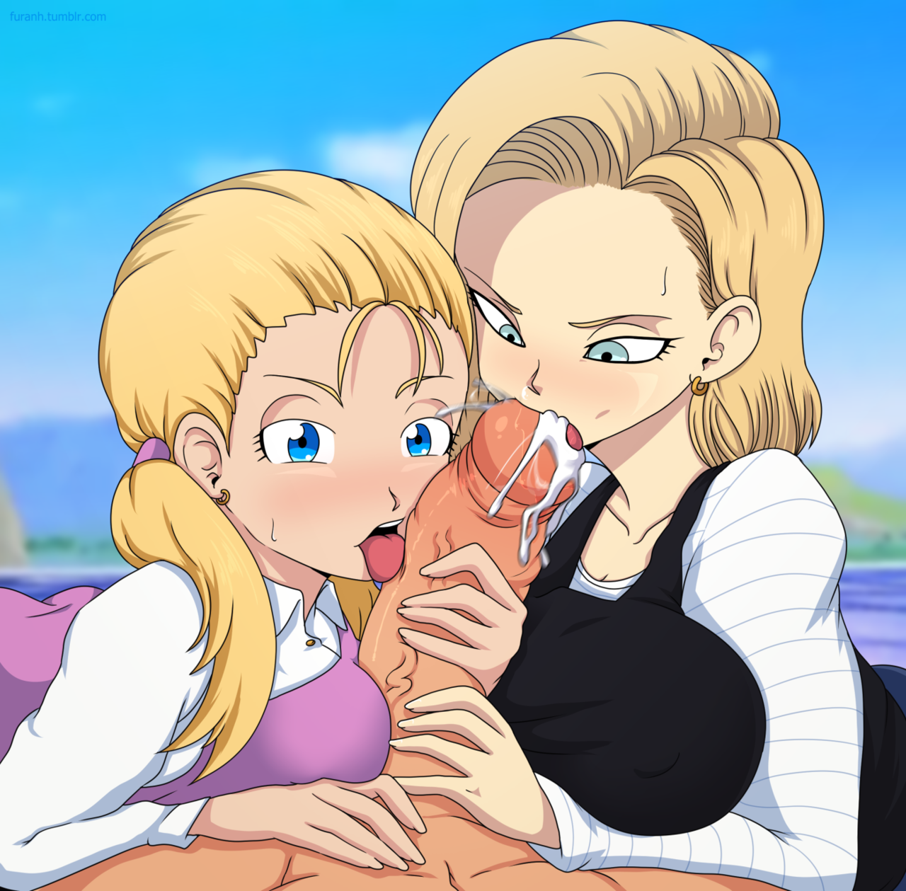 Android_18 Dragon_Ball_(series) Dragon_Ball_GT Marron furanh