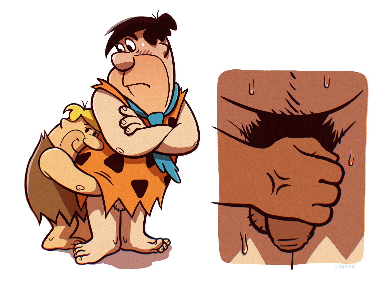 Barney_Rubble ChuchuGelee Fred_Flintstone The_Flintstones