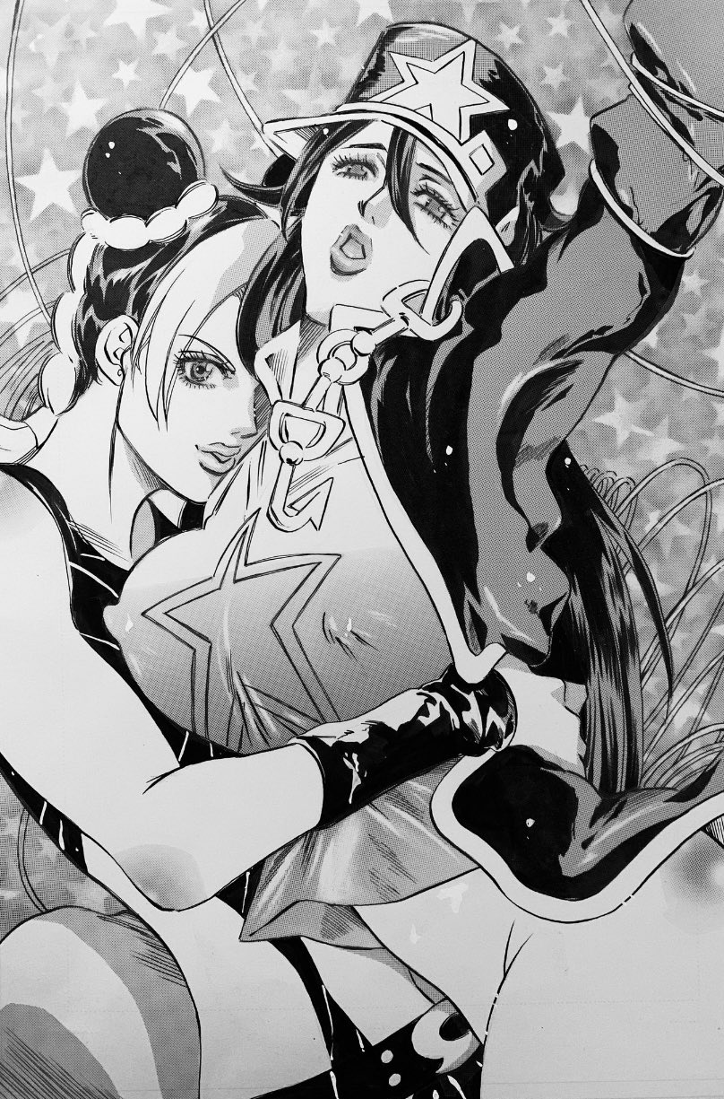 Jolyne_Kujo Jotaro_Kujo