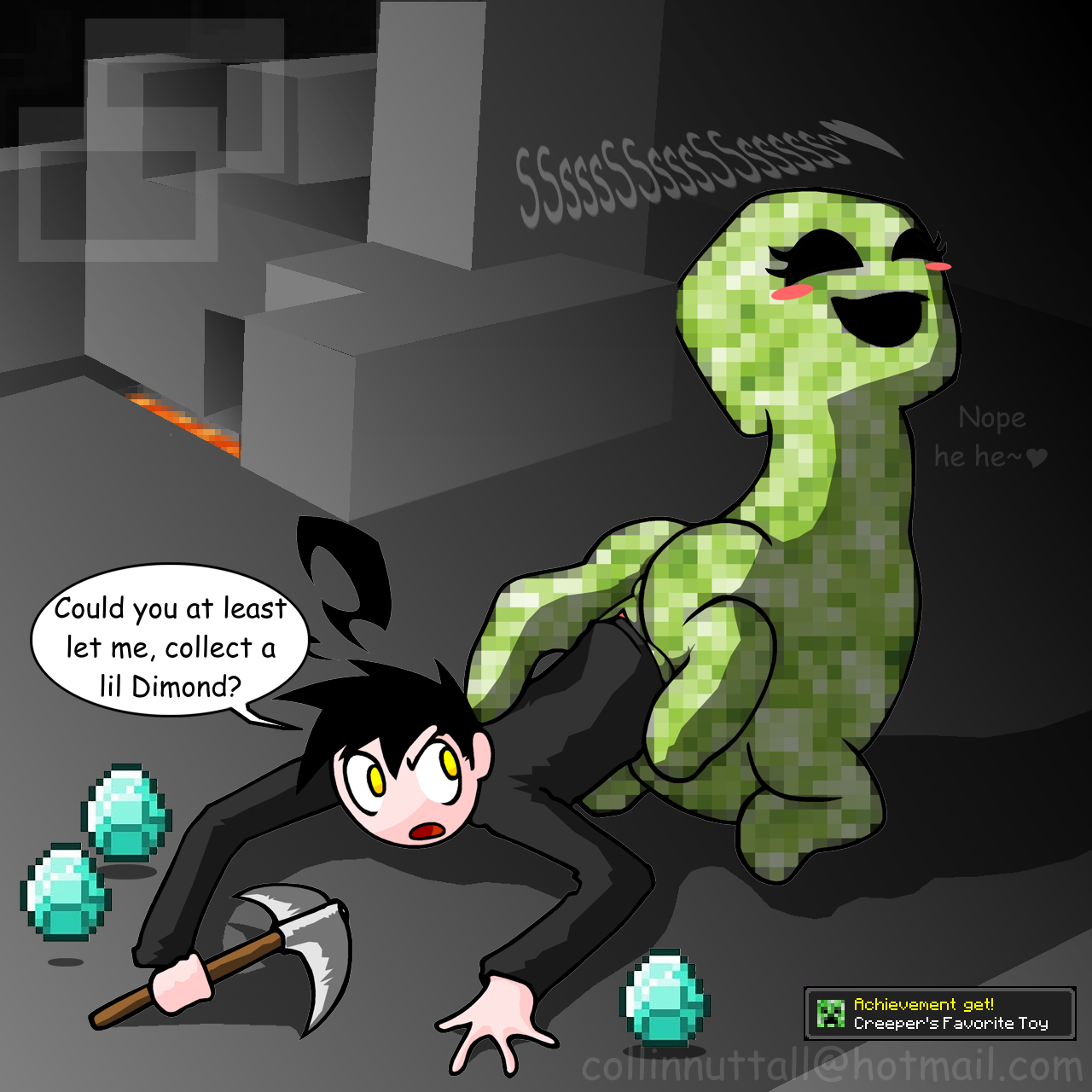 Minecraft creeper r34