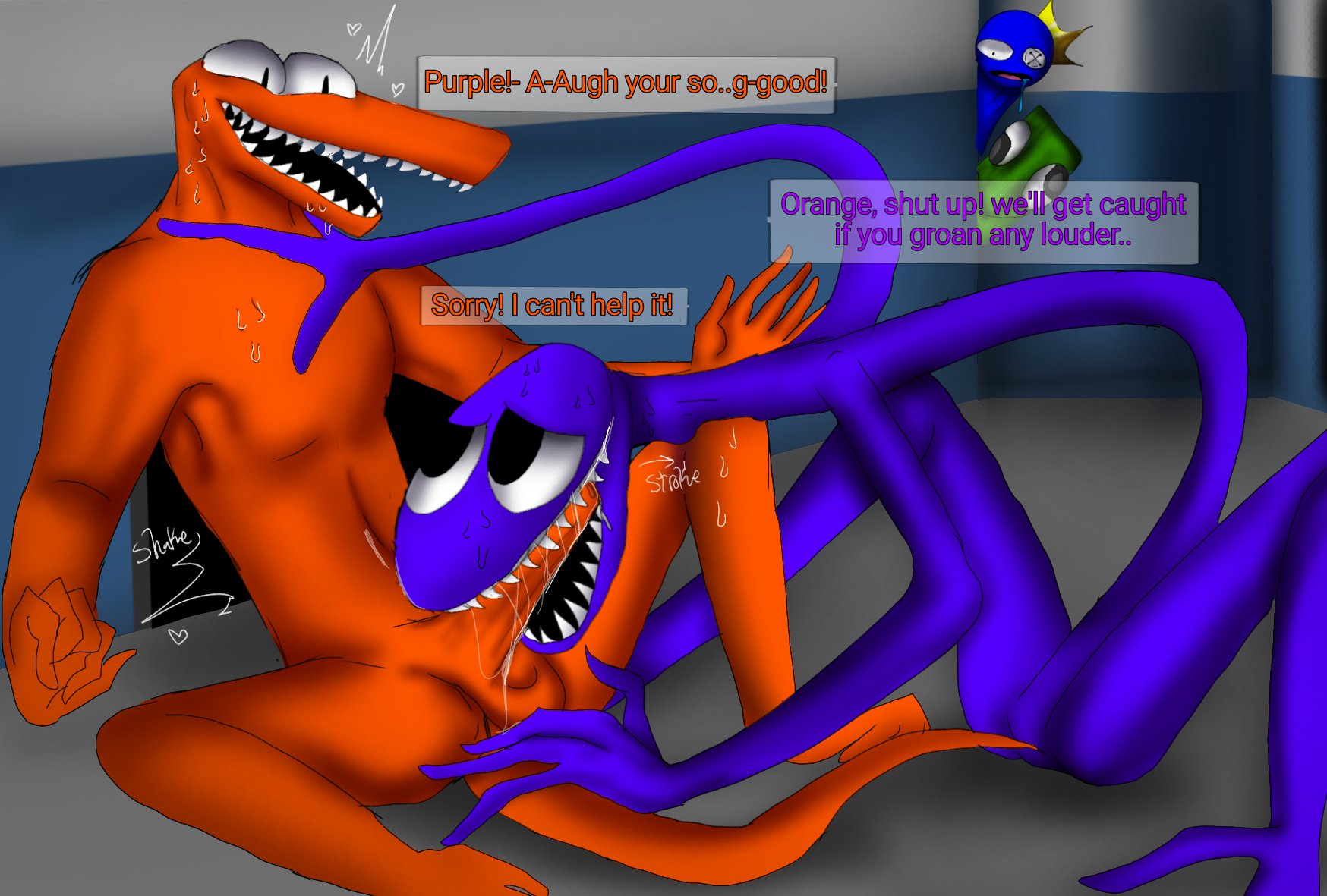 Post 5682346 Blue Green Justjennaartist Orange Purple Rainbowfriends Roblox 9454