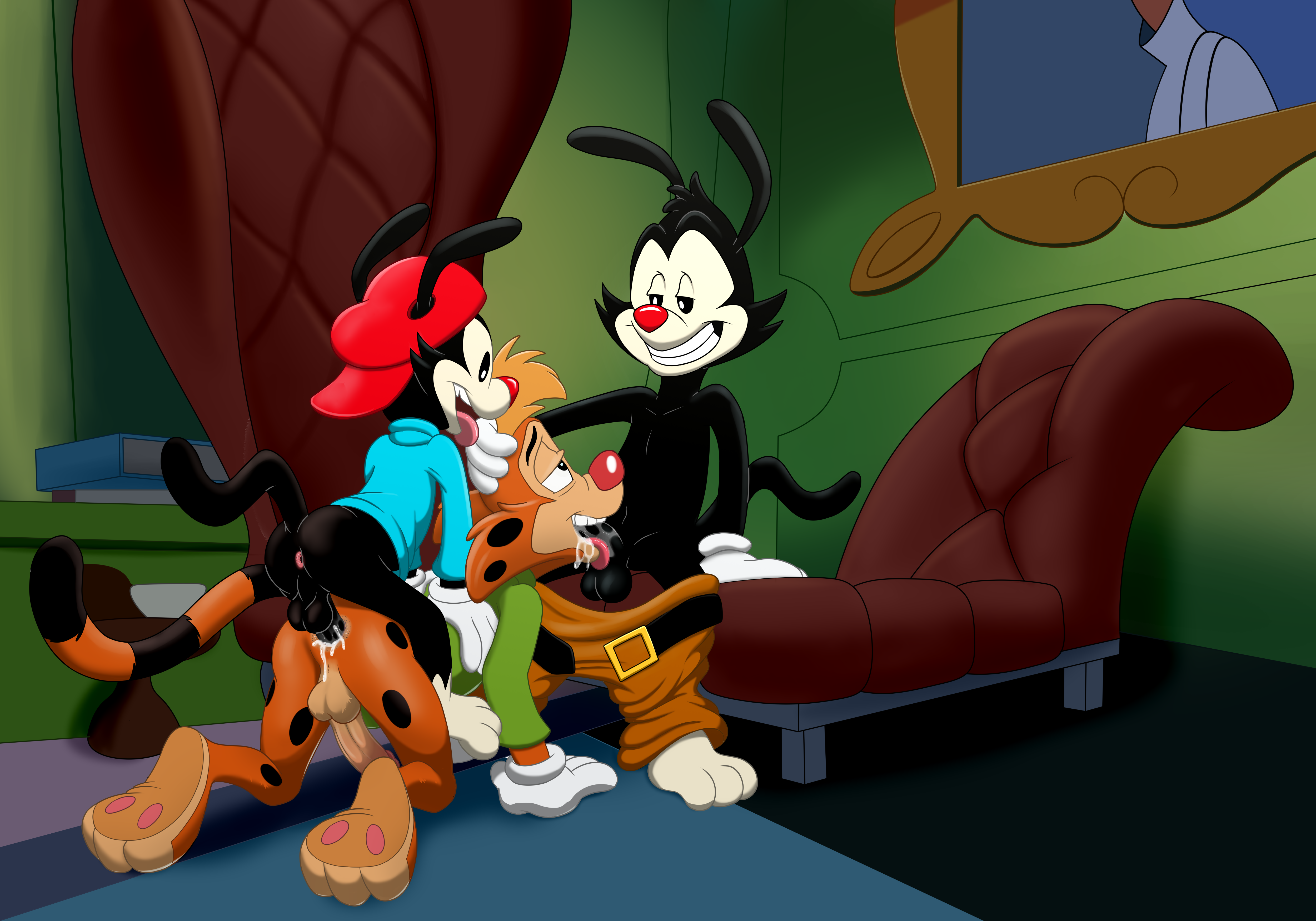 Animaniacs Bonkers_(series) Bonkers_D._Bobcat Wakko_Warner Yakko_Warner crossover