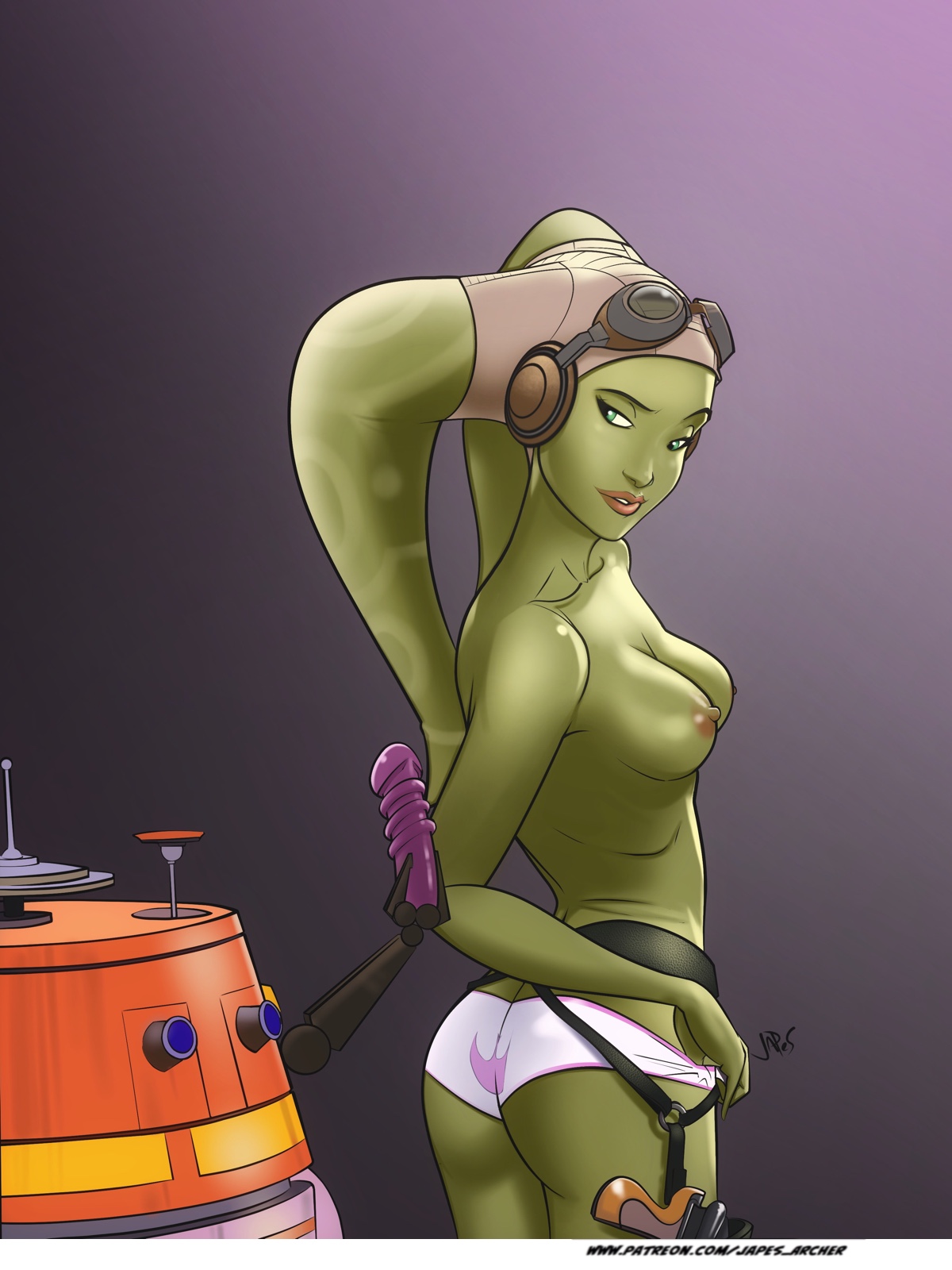 Chopper Hera_Syndulla Star_Wars Star_Wars_Rebels Twi'lek japes